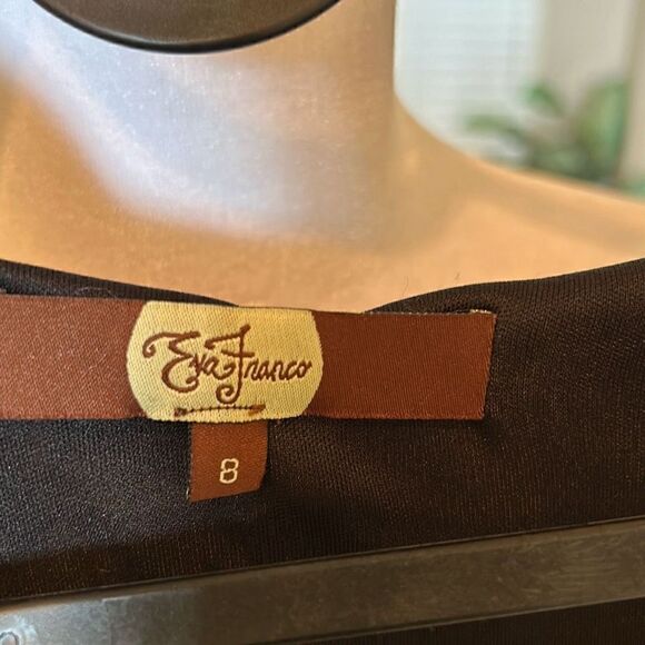 Eva Franco Anthropologie Womens Size 8 Pink Floral Dress Sleeveless V Neck NWT - Picture 2 of 6